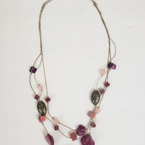Pink Beaded necklace